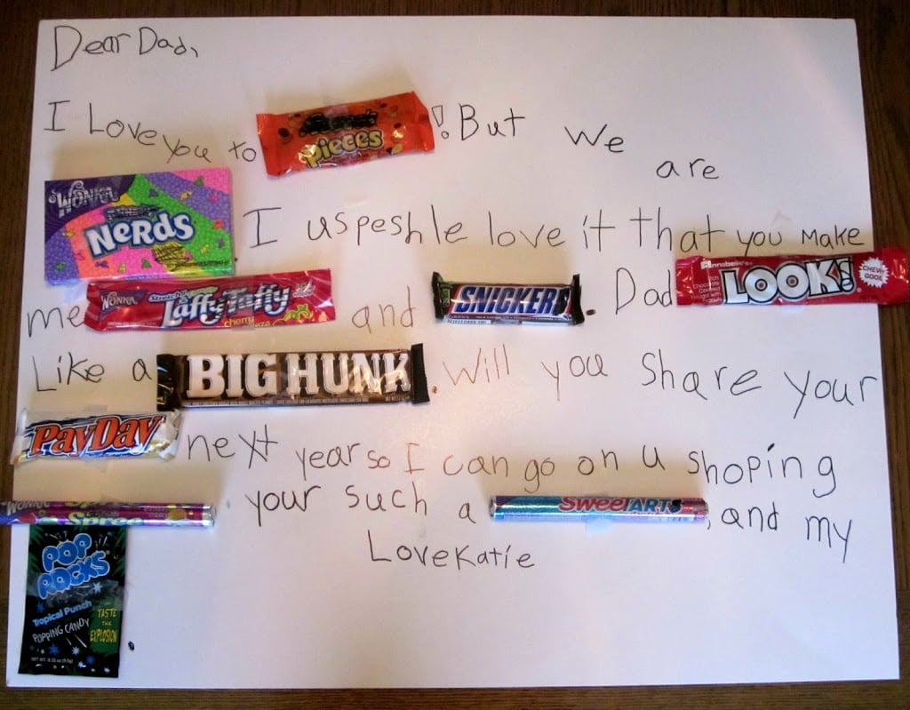 Diy Father S Day Gifts Candy Poster Edition Planning Playtime