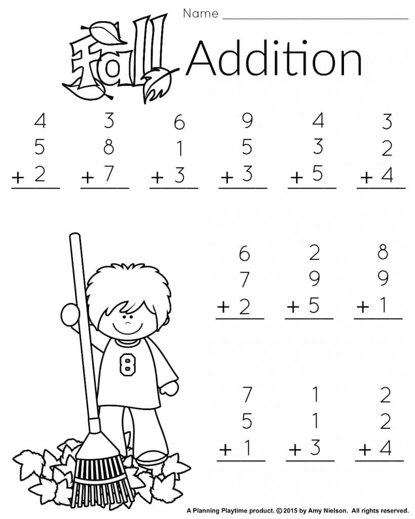 1st grade math and literacy worksheets with a freebie