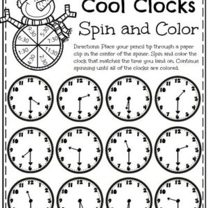 January First Grade Worksheets - Planning Playtime