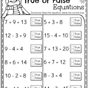 January First Grade Worksheets - Planning Playtime
