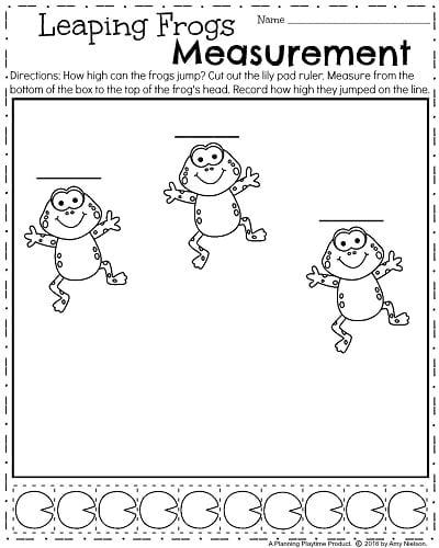 Spring Kindergarten Worksheets - Planning Playtime