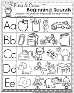 back to school preschool worksheets planning playtime