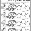 Mixed up Letters - CVC Words Worksheets. Write the letters in order to make a word.