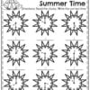 First Grade Telling Time Worksheets for Summer
