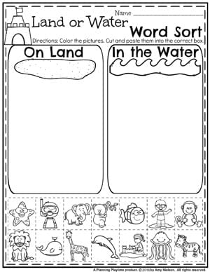 Summer Preschool Worksheets - Planning Playtime