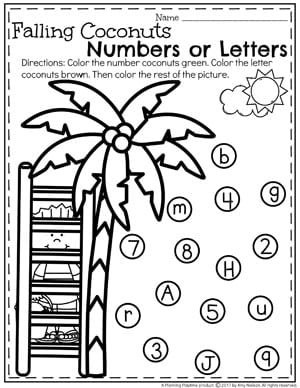 summer preschool worksheets planning playtime