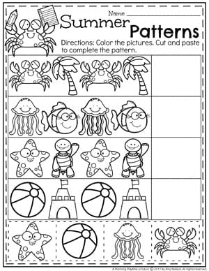 Summer Preschool Worksheets - Planning Playtime