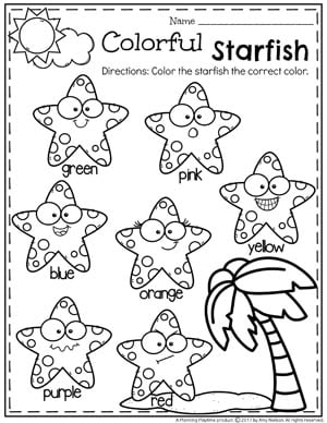 summer preschool worksheets planning playtime