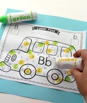 Preschool Letter Find Activity