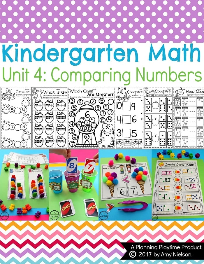 Comparing Numbers Worksheets Planning Playtime