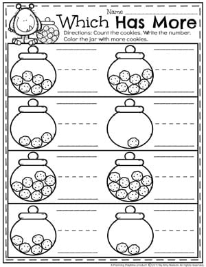 comparing numbers worksheets planning playtime