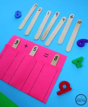 Fun Addition Activity for Kindergarten Math.