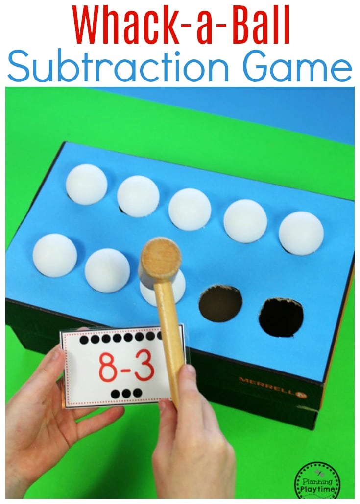 2 Digit Subtraction - Flip It Card Game