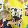 Honey Bee Life Cycle Station - Preschool Dramatic Play Center #preschool #dramaticplay #dramaticplaycenter #preschoolideas #planningplaytime