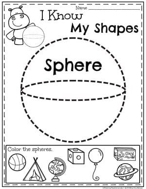 Shapes Worksheets - Planning Playtime