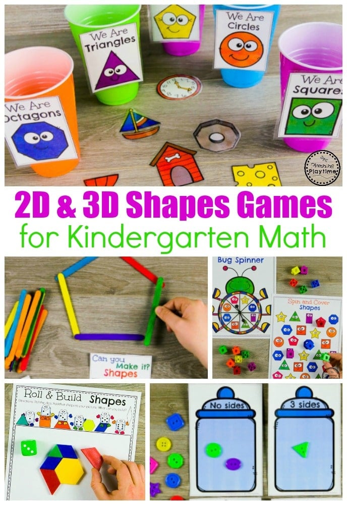 shapes for kids worksheets