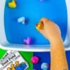 Preschool Counting Sensory Bin - Ducks in the Water.#preschool #planningplaytime #preschoolmath
