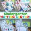 Kindergarten Writing Centers, Prompts and Worksheets