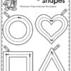 2D Shapes Tracing Worksheets for Preschool #preschoolworksheets #2dshapes #shapesworksheets #planningplaytime