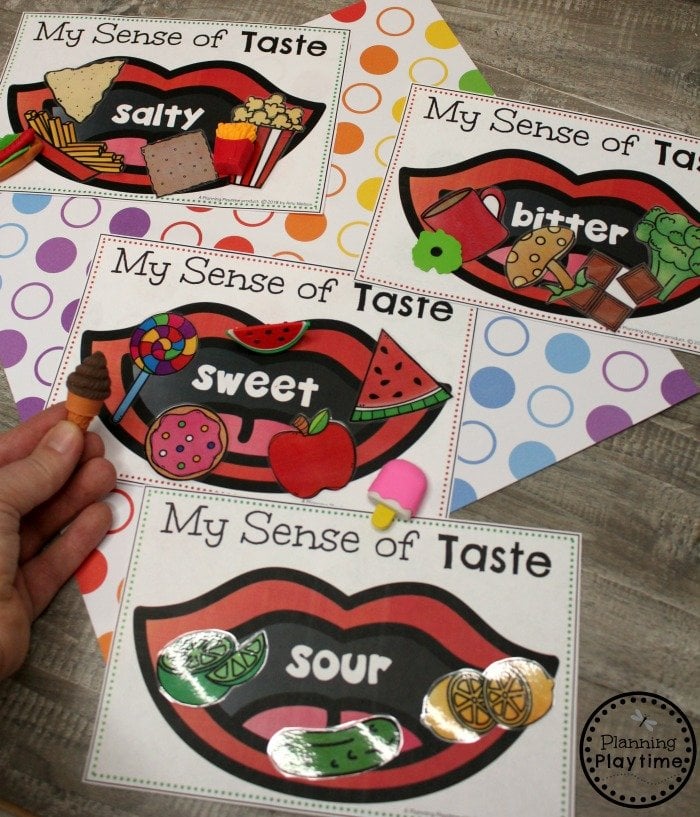 5 Senses Chart For Preschoolers