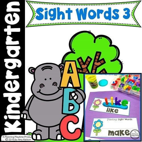 Sight Word Games for Kindergarten