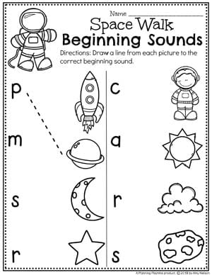 Space Theme Preschool - Planning Playtime