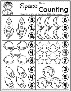 Space Theme Preschool - Planning Playtime