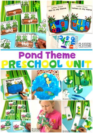 Pond Theme Preschool - Planning Playtime