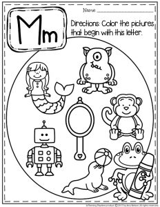 Beginning Sounds Worksheets - Preschool Alphabet Activities #alphabetworksheets #preschoolworksheets #letterworksheets #beginningsounds #planningplaytime