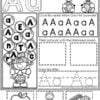 Alphabet Worksheets - A - Letter Tracing Worksheets and activities #preschoolworksheets #preschoolprintables #alphabetworksheets #planningplaytime