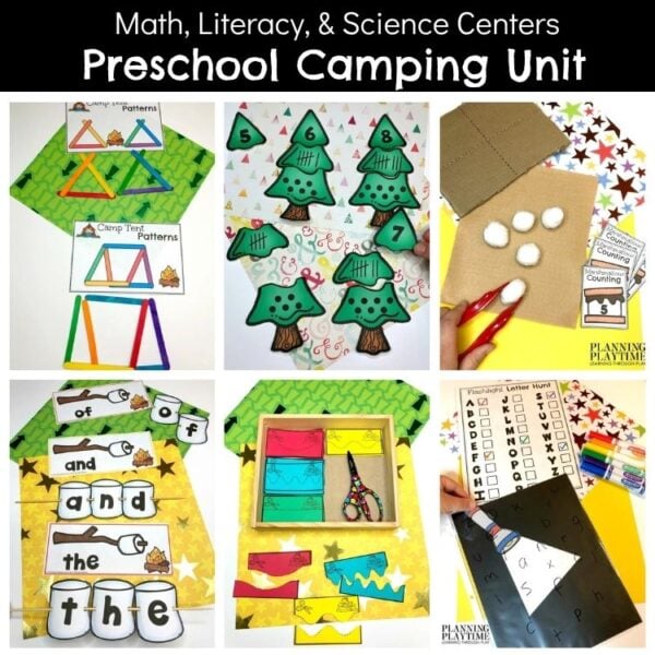 Preschool Camping Activities
