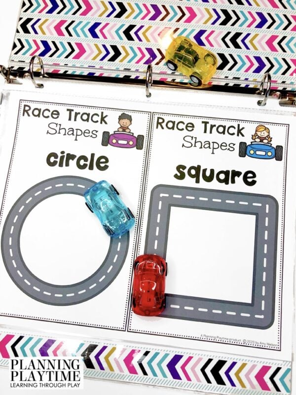 Preschool Activities Shapes - Grab and Go Learning Binder for Preschool