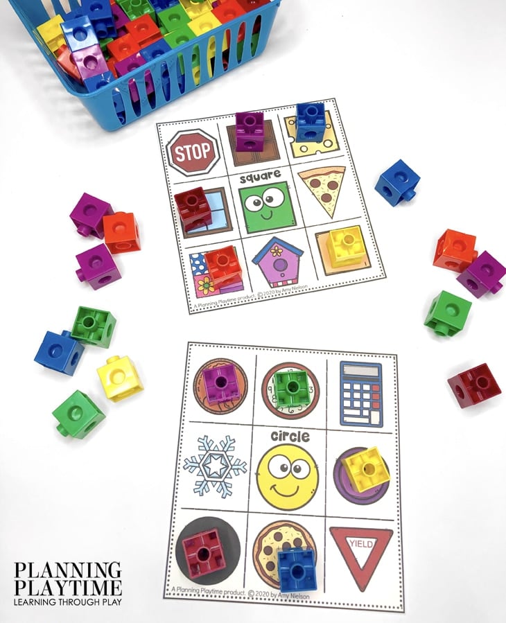 Preschool Activities Shapes - Matching Shapes