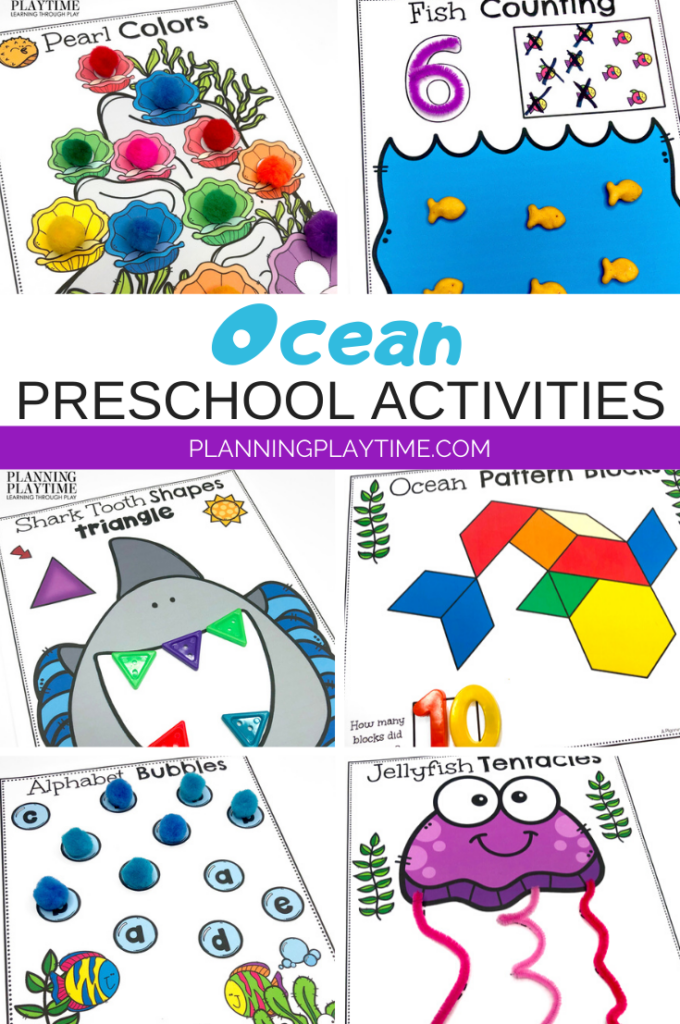 Ocean Worksheets Preschool - Planning Playtime