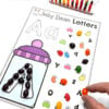 Letter Matching Activities - Jellybean Activities for Preschool