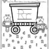 Alphabet Worksheets Preschool - Robot Letter Matching