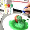 Apple Volcano Experiment for Kids - Preschool Apple Theme
