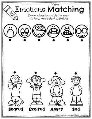 Feelings And Emotions Worksheets For Preschoolers Emotions Online