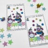 10 Frame Counting Mats - Preschool Unicorn Activities