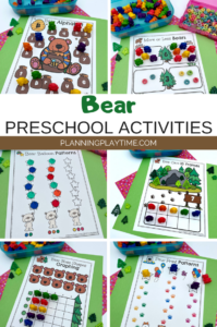 Bear Activities for Preschool - Planning Playtime