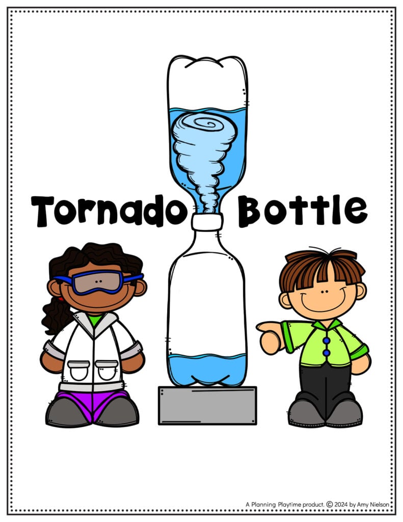 Tornado Bottle Experiment for Kids
