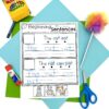 Beginning Sentence Writing Kindergarten Pre-K