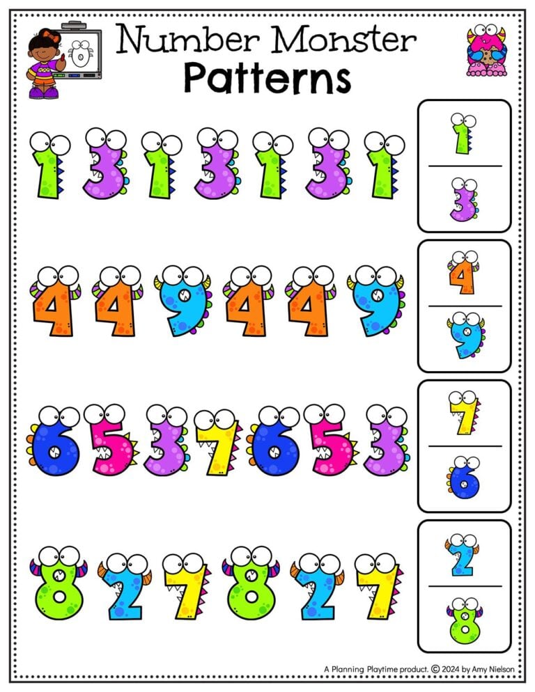 Pattern Playtime Pattern Activities for Preschool - Planning Playtime