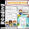 Beginning Sentence Writing Worksheets for PreK and Kindergarten