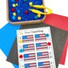 Flag Counting Patriotic Activity