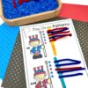 Patriotic Pattern and Flag Activities