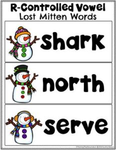 Winter Mittens Phonics Activities - Planning Playtime