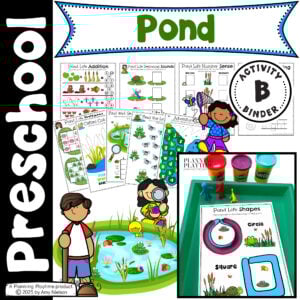 Pond Life Preschool Activities and Centers