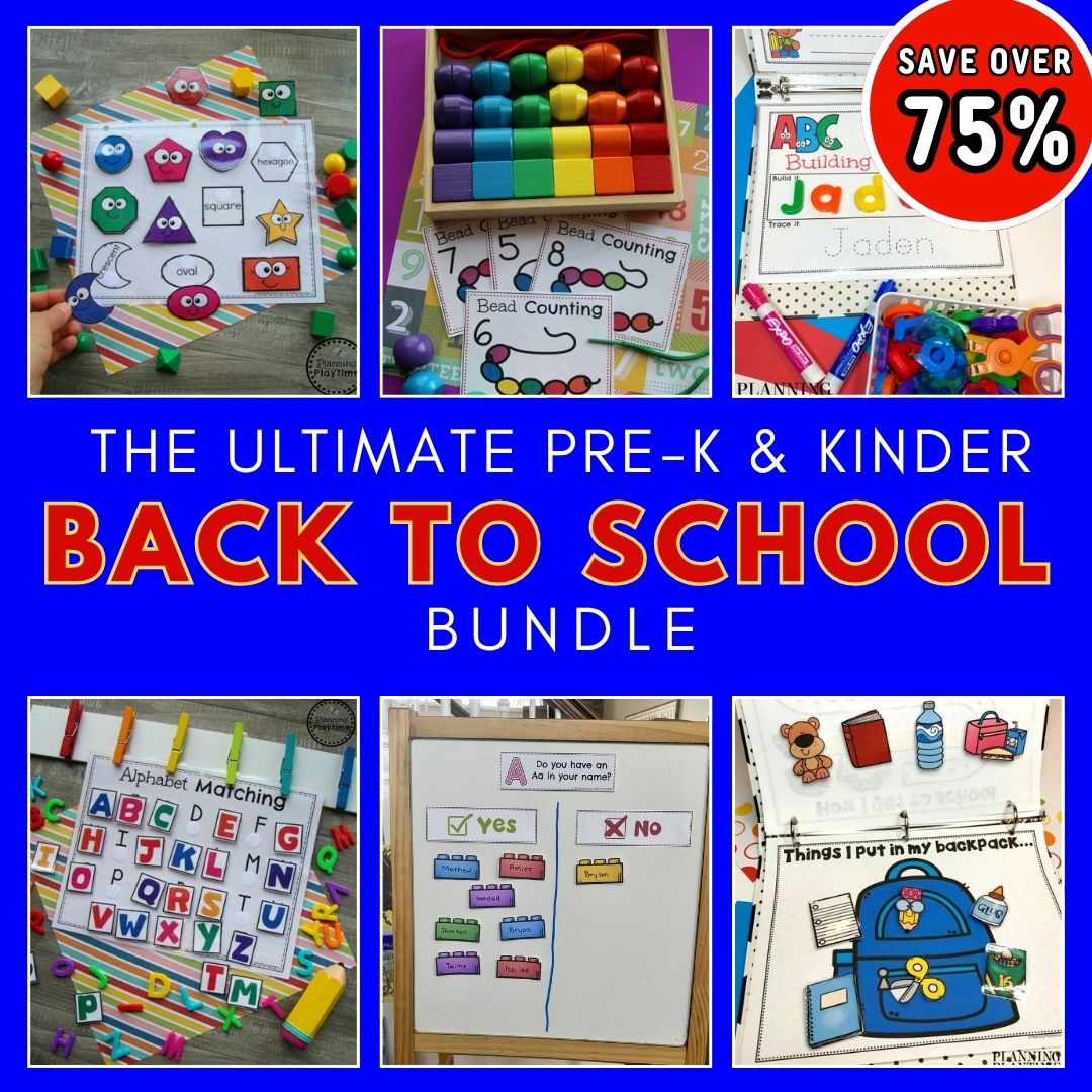 Back to School Bundle for Prek - Kindergarten