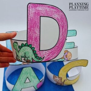 Alphabet Letter Hats Crafts